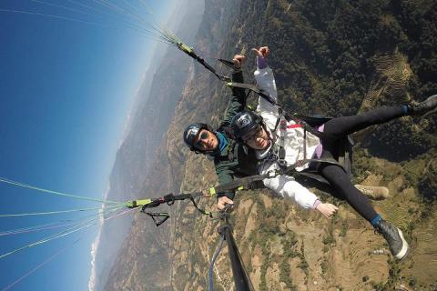 Nagarkot paragliding